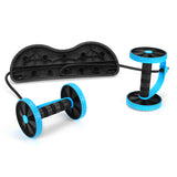 Abdominal,Wheel,Roller,Resistance,Bands,Fitness,Muscle,Training,Double,Wheel,Strength,Exercise,Tools