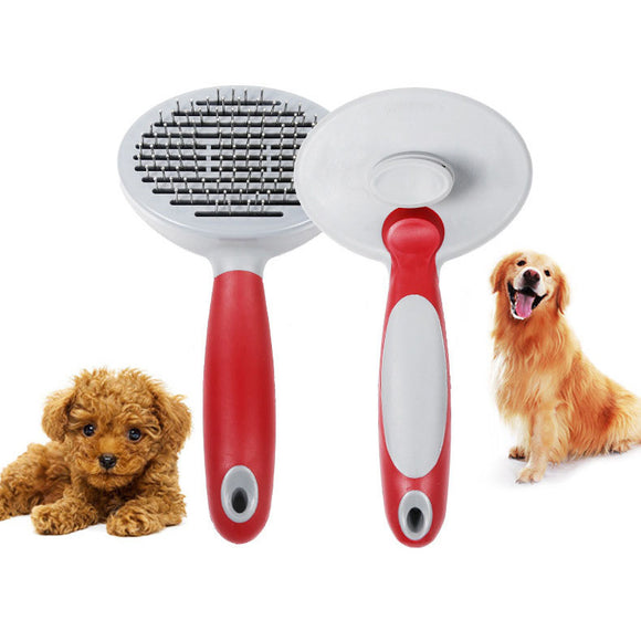 Professional,Grooming,Removal,Stainless,Steel,Massage,Brush