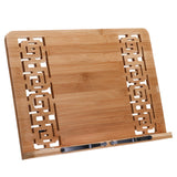 Wooden,Reading,Bookshelf,Tablet,Stand,Bamboo,Holder,Retro
