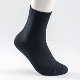 Solid,Color,Business,Thick,Men's,Cotton,Socks