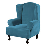 Velvet,Cover,Elastic,Wingback,Coverage,Chair,Protector,Stretch,Slipcover,Dustproof,Armchair,Cover,Office,Furniture,Decorations
