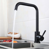 Kitchen,Faucets,Stainless,Steel,Kitchen,Mixer,Single,Handle,Single,Kitchen,Faucet,Mixer