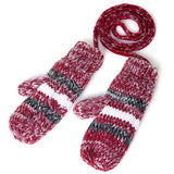 Women's,Handmade,Knitting,Thickened,Christmas,Scarf,Gloves