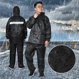 Waterproof,Breathable,Motorbike,Reflective,Raincoat,Large,Pocket,Cycling,Fishing,Camping,Trousers