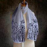 Women,Lightweight,Brief,Floral,Pattern,Elegant,Scarf,Shawl