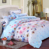 Flower,Paint,Printing,Bedding,Pillowcase,Quilt,Duvet,Cover,Queen