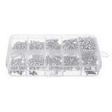 Suleve,M3SS5,340Pcs,Stainless,Steel,Hexagon,Sockets,Screw,Assortment