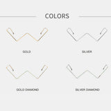 Women,Pieces,Without,Shape,Metal,Diamond,Decoration,Fashion,Decoration,Eyeglasses