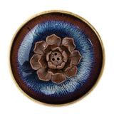 Ceramic,Incense,Burner,Holder,Burner,Lotus,Plate,Censer,Fragrances,Incense,Holes