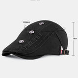 Newly,Cotton,Metal,Decoration,Fashion,Casual,Outdoor,Retro,Breathable,Visor,Beret,Forward