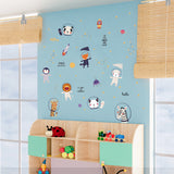 Miico,SK9339,Cartoon,Sticker,Children's,Kindergarten,Decorative,Sticker,Cabinet,Stiker