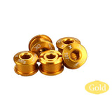 Aluminum,Alloy,Tooth,Screw,Bicycle,Crankset,Double,Chainring