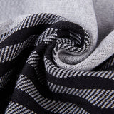 Classic,Winter,Knitted,Shawl,Striped,Windproof,Thickening,Scarf,Ultra,Gaiters