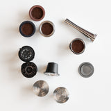 Stainless,Steel,Coffee,Tamper,Refillable,Reusable,Capsule,Coffee,Press