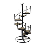 Spiral,Plant,Stand,Flower,Holder,Shelf,Display,Garden,Decor