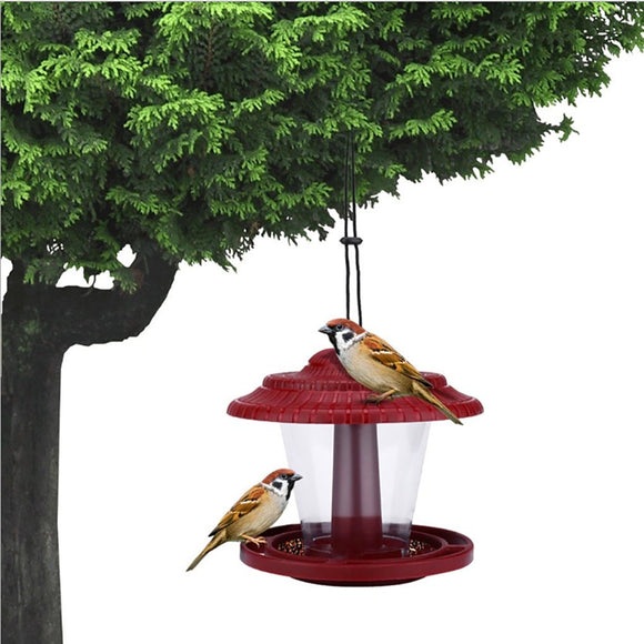 Transparent,Waterproof,Hanging,Feeder,Outdoor,Balcony,Outdoor,Feeding