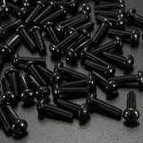 Suleve,M3CH1,100Pcs,Carbon,Steel,Button,Socket,Screw,Metric,Allen