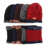 Women,Outdoor,Sports,Winter,Knitted,Baggy,Beanie,Scarf