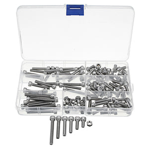 Suleve,M5SH3,110Pcs,Stainless,Steel,Socket,Screw,Allen,Assortment