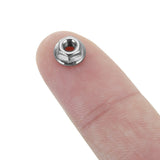 Suleve,M3SN5,50Pcs,Stainless,Steel,Serrated,Flange