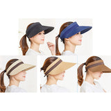 Women,Summer,Bowknot,Bucket,Removable,Sunshade,Outdoor,Straw