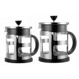 French,Press,Coffee,Maker,Plunger,Glass,Stainless,Steel