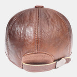 Genuine,Leather,Thickness,Cotton,Protection,Large,Windproof,Baseball