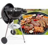 IPRee,17.5inch,Stainless,Steel,Round,Grill,Barbecue,Accessories,Outdoor,Camping,Picnic