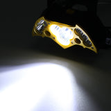 2xLED,Headlamp,Super,Bright,Modes,Rechargeable,Emergency,Light,Outdoor,Running,Cycling