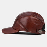 Genuine,Leather,Adjustable,Round,Protection,Large,Baseball