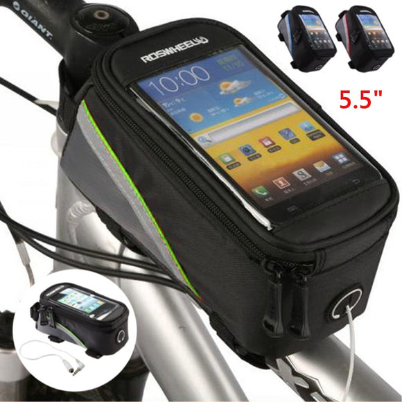 ROSWHEEL,5.5inch,Phone,Rainproof,Touch,Screen,Bicycle,Front,Frame,Cycling,Phone,Pouch