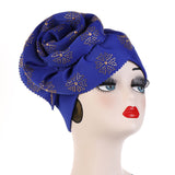 Vintage,Ethnic,Style,Breathable,Flower,Headband,Turban