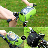 BIKIGHT,22cmx12cmx12cm,Waterproof,Screen,Touchable,Cycling,Pannier,Mobile,Phone,Frame,Mountain,Bicycle