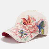 Women,Sunscreen,Fashion,Butterfly,Embroidery,Baseball