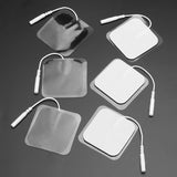 40pcs,Replacement,Electrode,5x5cm,White,Cloth