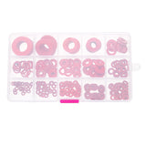 Suleve,225Pcs,Steel,Paper,Washer,Insulation,Gasket,Spacers,Sizes,Assortment