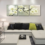 Miico,Painted,Three,Combination,Decorative,Paintings,Botanic,Painting,Decoration