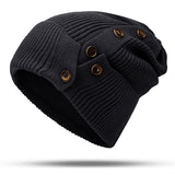 Women,Winter,Button,Beanie,Thicken,Windproof,Earmuffs,Skull