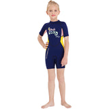 2.5mm,Neoprene,Short,Sleeve,Wetsuit,Swimming,Diving,Toddler,Child,Youth,Suits,Years