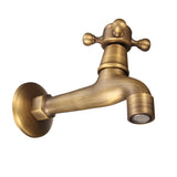 Antique,Brass,Mounted,Garden,Bathroom,Basin,Faucet,Water,Machine