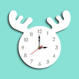 Wapiti,Creative,Clock,Living,Cartoon,Children's,Clock