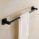 Black,Square,Towel,Holder,Bathroom,Shower,Toilet,Mount,Clothes,Hanger