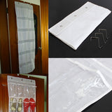 24Pocket,Hanging,Stainless,Steel,Holder,Shoes,Nonwoven,Fabric,Organizer,Storage,Closet