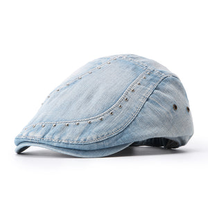 Cotton,Rivet,Painter,Beret,Casual,Outdoor,Visor,Forward