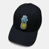 Women,Cotton,Pineapple,Embroidery,Casual,Sport,Curve,Sunscreen,Visor,Baseball