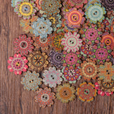 Antique,Bohemian,Style,Buttons,Scrapbooking,Crafts,Handmade,Decoration,Sewing,Supplies