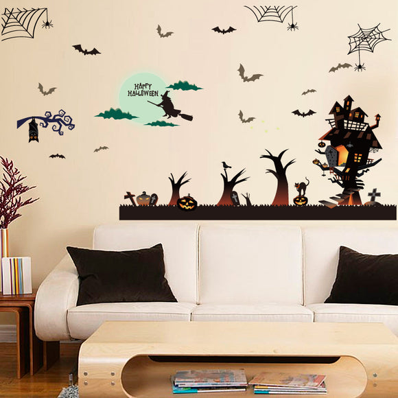 Miico,SK9220,Cartoon,Halloween,Sticker,Removable,Sticker,Halloween,Decorations