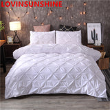 Manual,Pinch,Pleat,Duvet,Cover,Solid,Color,Polyester,Fabric,Bedding