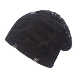 Women,Flowers,Breathable,Beanie,Comfortable,Soild,Color,Sunshade