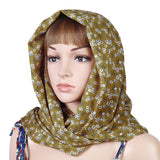 Women,Muslim,Printting,Headscarf,Scarf,Floral,Windproof,Breathable,Turban